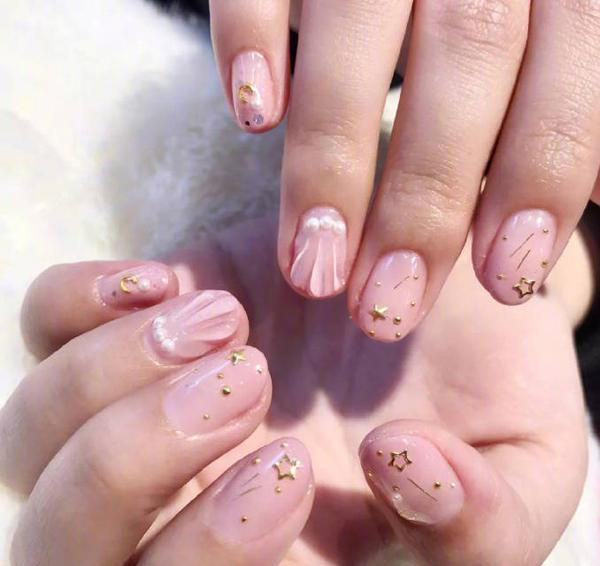 2019貝殼美甲圖片 大熱的人魚(yú)貝殼美甲 2019貝殼美甲圖片 大熱的人魚(yú)貝殼美甲