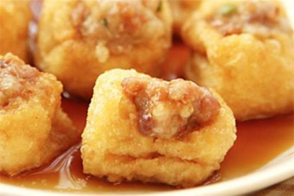 油豆腐塞肉的做法 油豆腐包肉怎么做 油豆腐塞肉的做法 油豆腐包肉怎么做