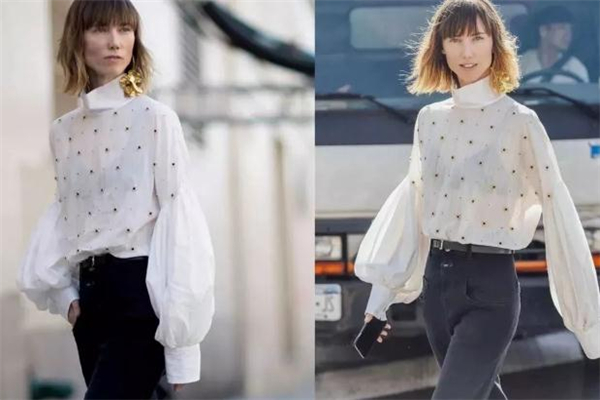 宮廷風(fēng)襯衫怎么搭配 早春華麗穿搭 宮廷風(fēng)襯衫怎么搭配 早春華麗穿搭