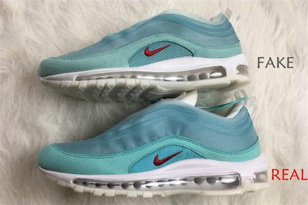 耐克air max 97萬花筒真假對比 am97萬花筒真假鑒定 耐克air max 97萬花筒真假對比 am97萬花筒真假鑒定
