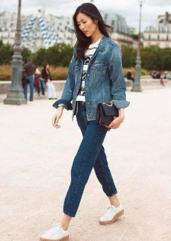 牛仔外套配什么褲子 女生穿牛仔外套配什么褲子好看 牛仔外套配什么褲子 女生穿牛仔外套配什么褲子好看
